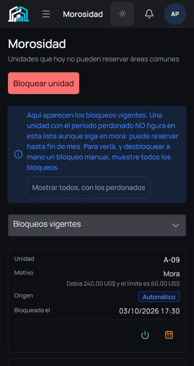 morosidad